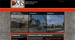 Desktop Screenshot of dmscrane.com